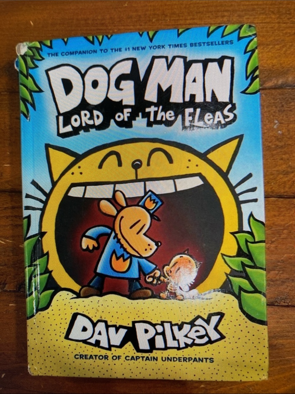 Dog Man Trading Card Pack — Yellow & Blue Artwork